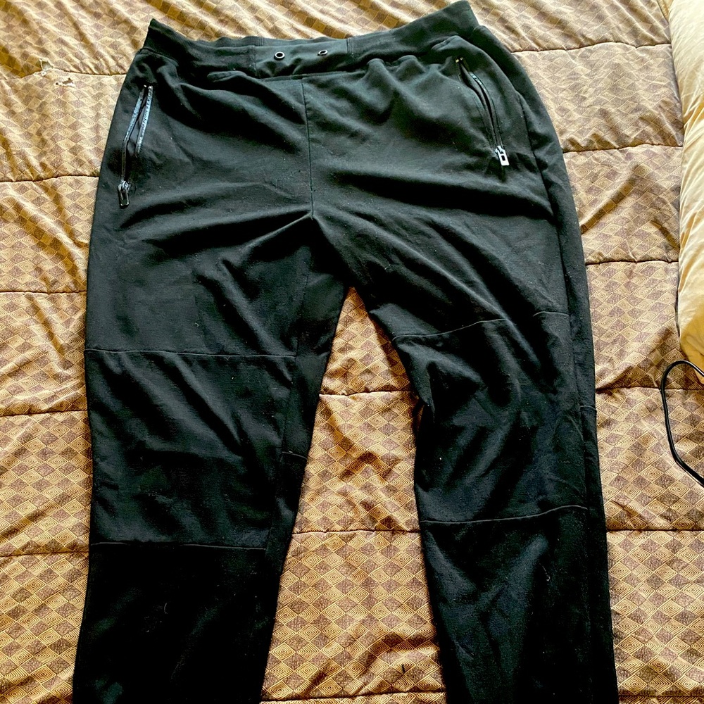 Black Cozy Joggers (No Drawstring)